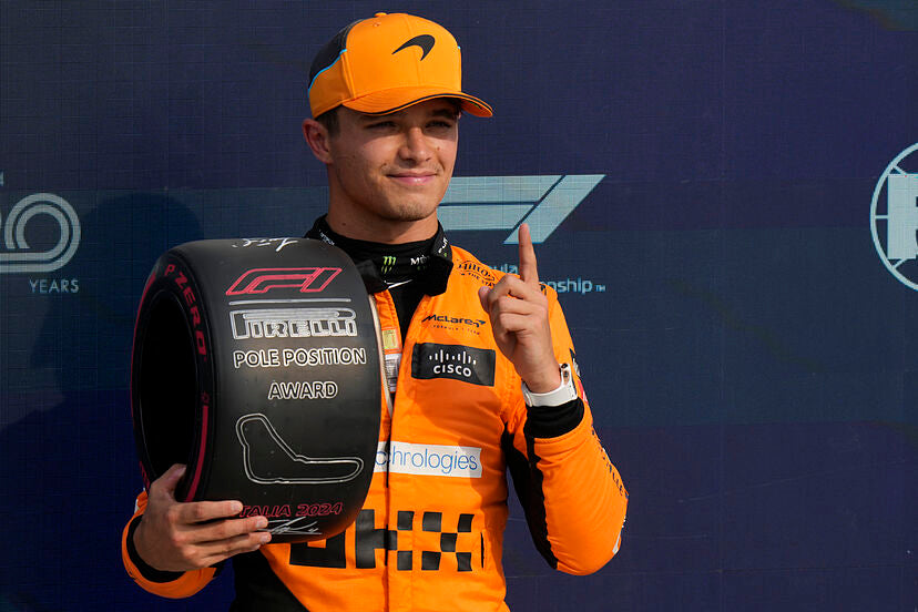 Lando Norris Secures Blazing Pole Position at Monza: A Nearly One-Second Improvement Over 2023