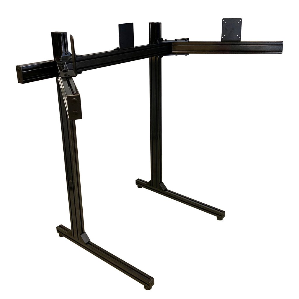 Free-Standing Triple Monitor Stand | Supports Up to 43"