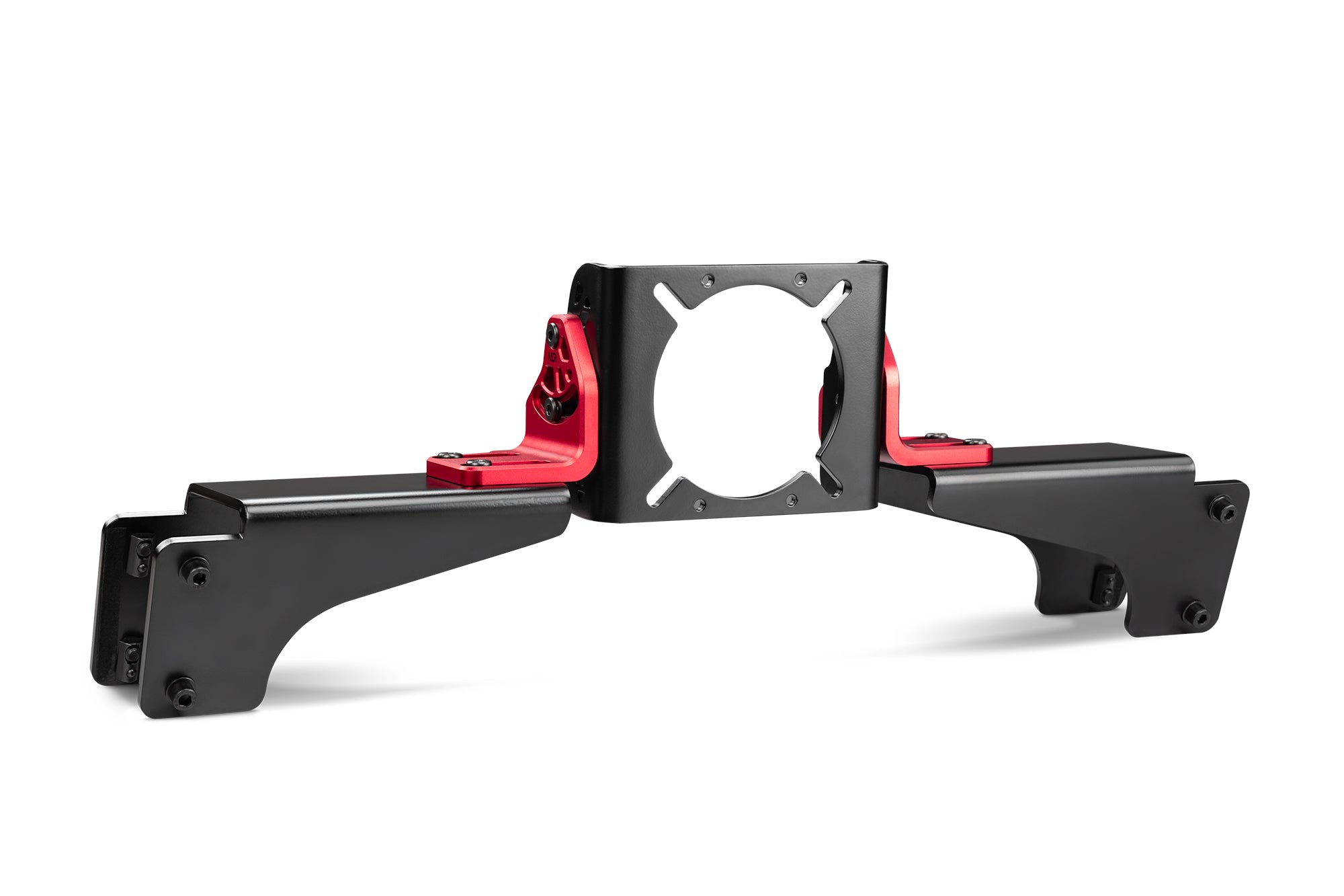 ELITE DD Side and Front Mount Adaptor | Carbon Grey & Red Racing Mount