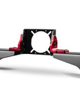 ELITE DD Side and Front Mount Adaptor | Carbon Grey & Red Racing Mount