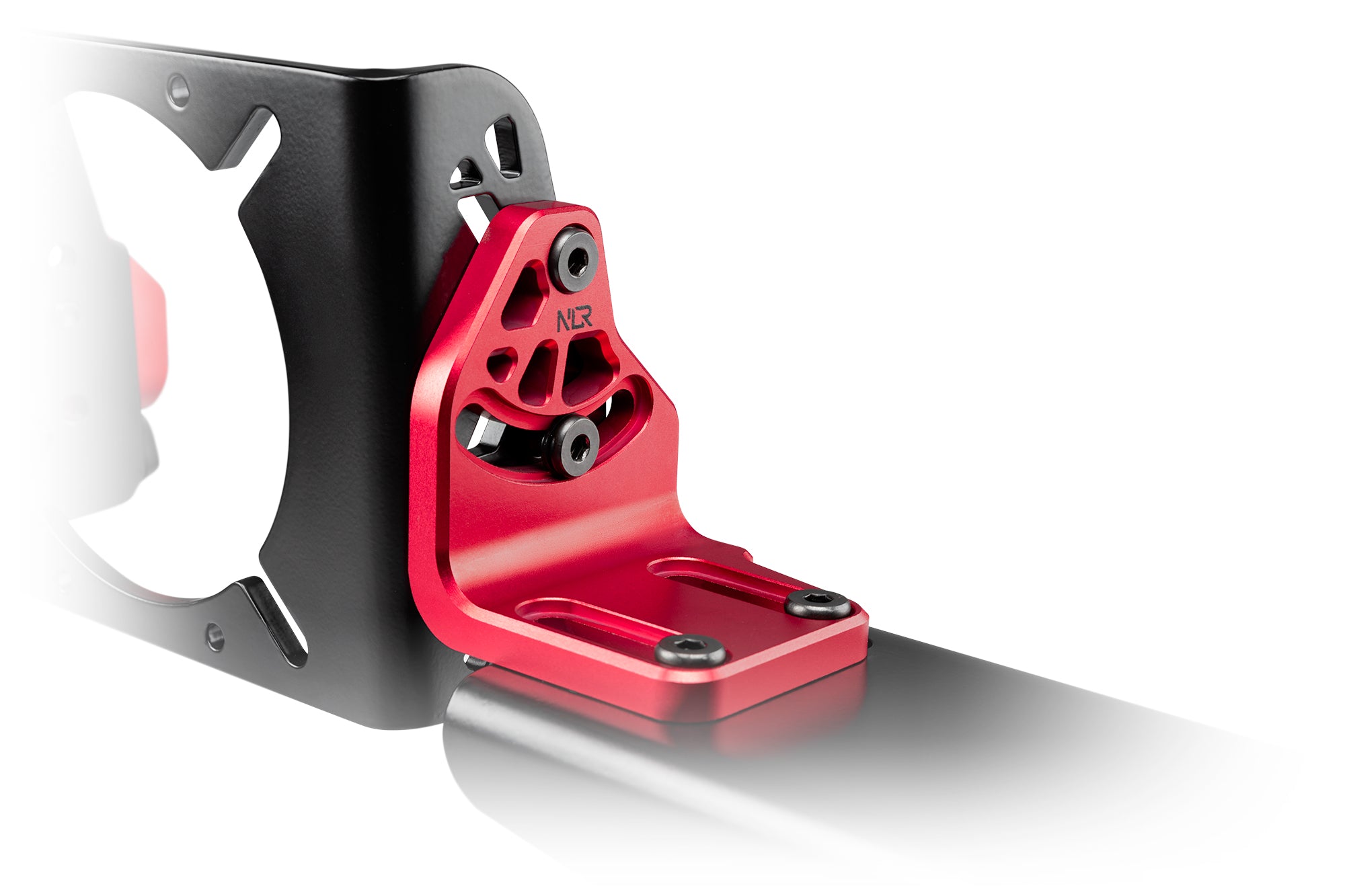 ELITE DD Side and Front Mount Adaptor | Carbon Grey & Red Racing Mount

