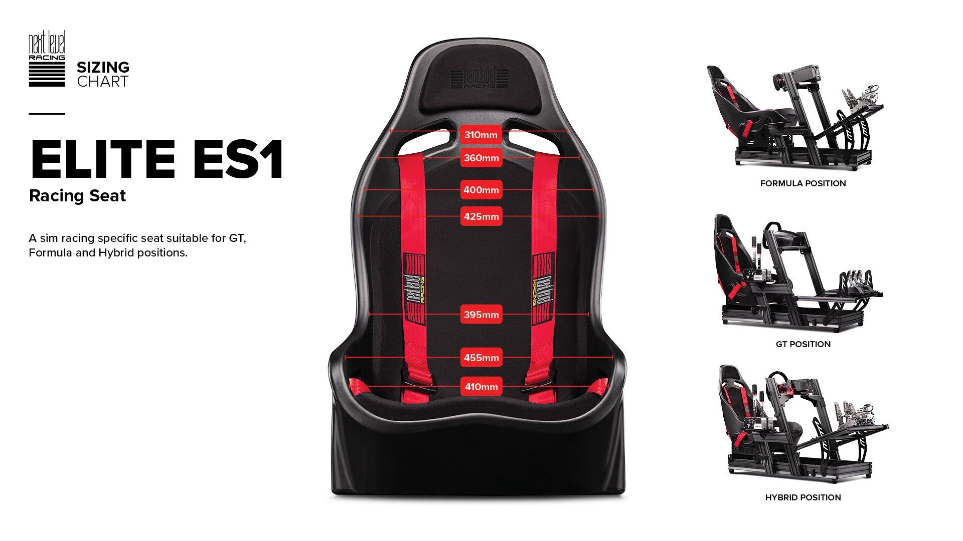 ELITE Seat ES1 Racing Seat | Comfort &amp; Performance for Sim Racers