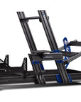 Next Level Racing F-GT Elite iRacing Edition cockpit offering multiple racing positions for sim racing enthusiasts, with premium aluminum profile design.