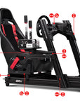 GT Elite Front & Side Mount Edition | Versatile Sim Racing Cockpit