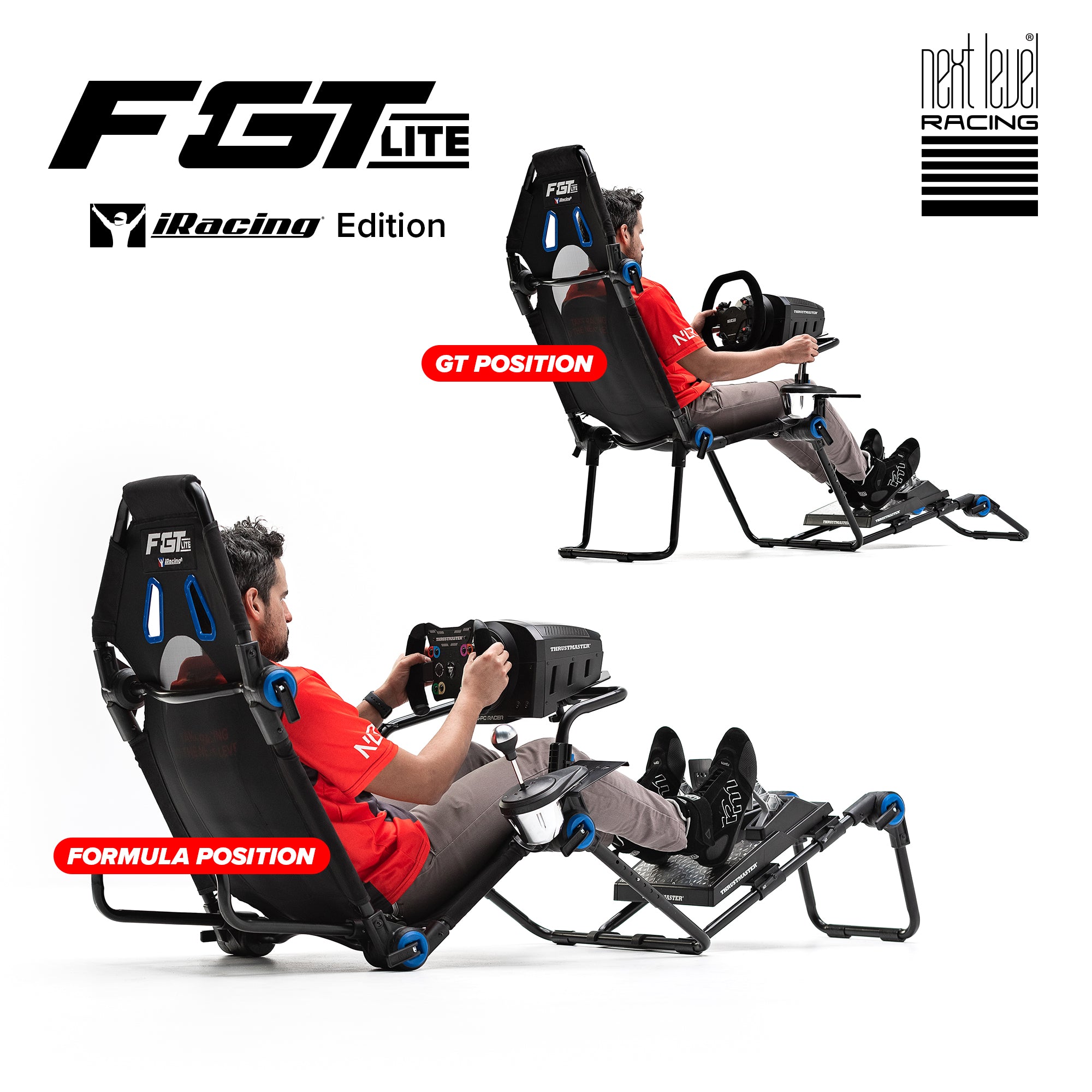 F-GT Lite iRacing Edition | Foldable & Versatile Sim Racing Cockpit