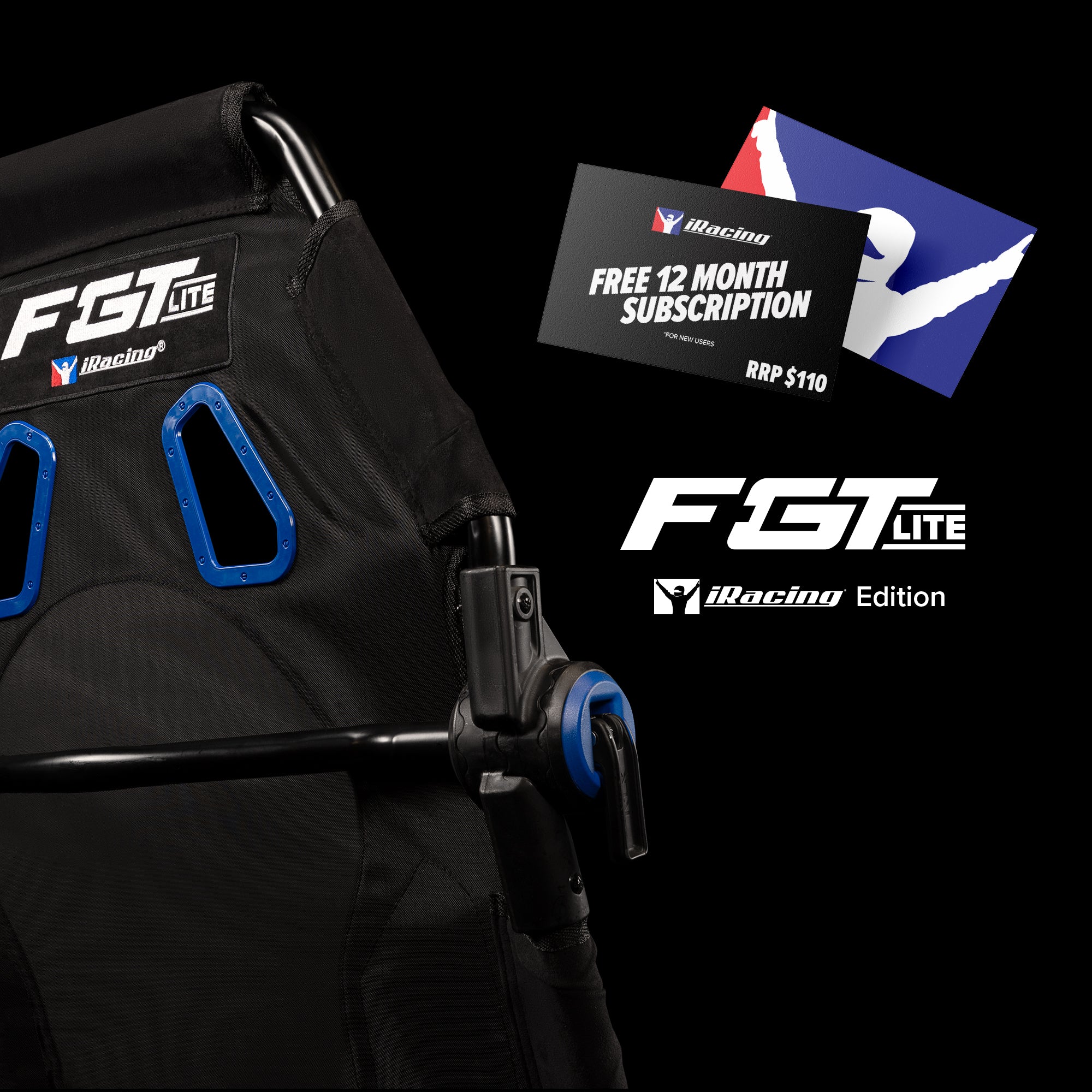 F-GT Lite iRacing Edition | Foldable & Versatile Sim Racing Cockpit