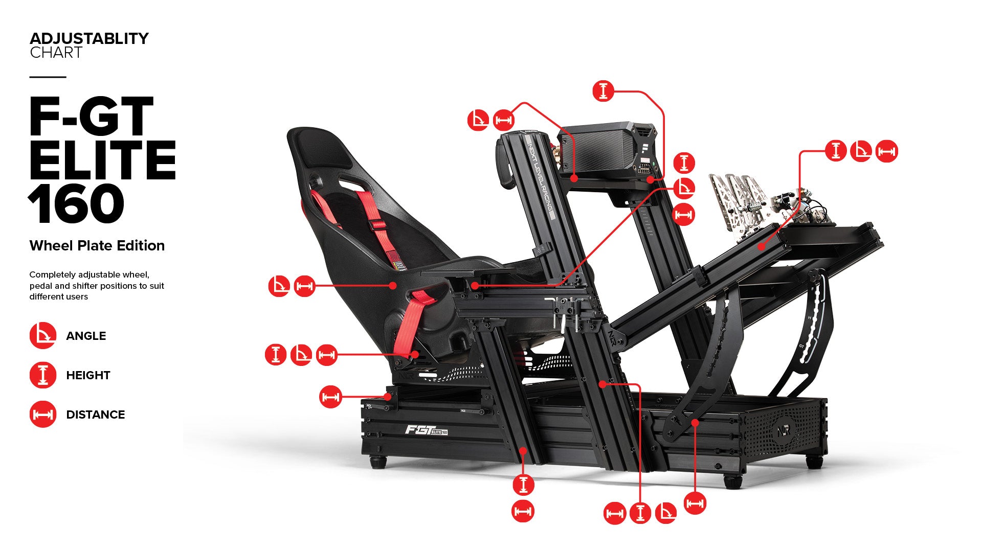 F-GT ELITE 160 Wheel Plate Edition | Precision Sim Racing Cockpit