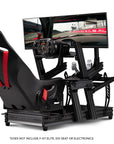 F-GT ELITE Direct Monitor Mount Carbon Grey | Adjustable Sim Racing Mount