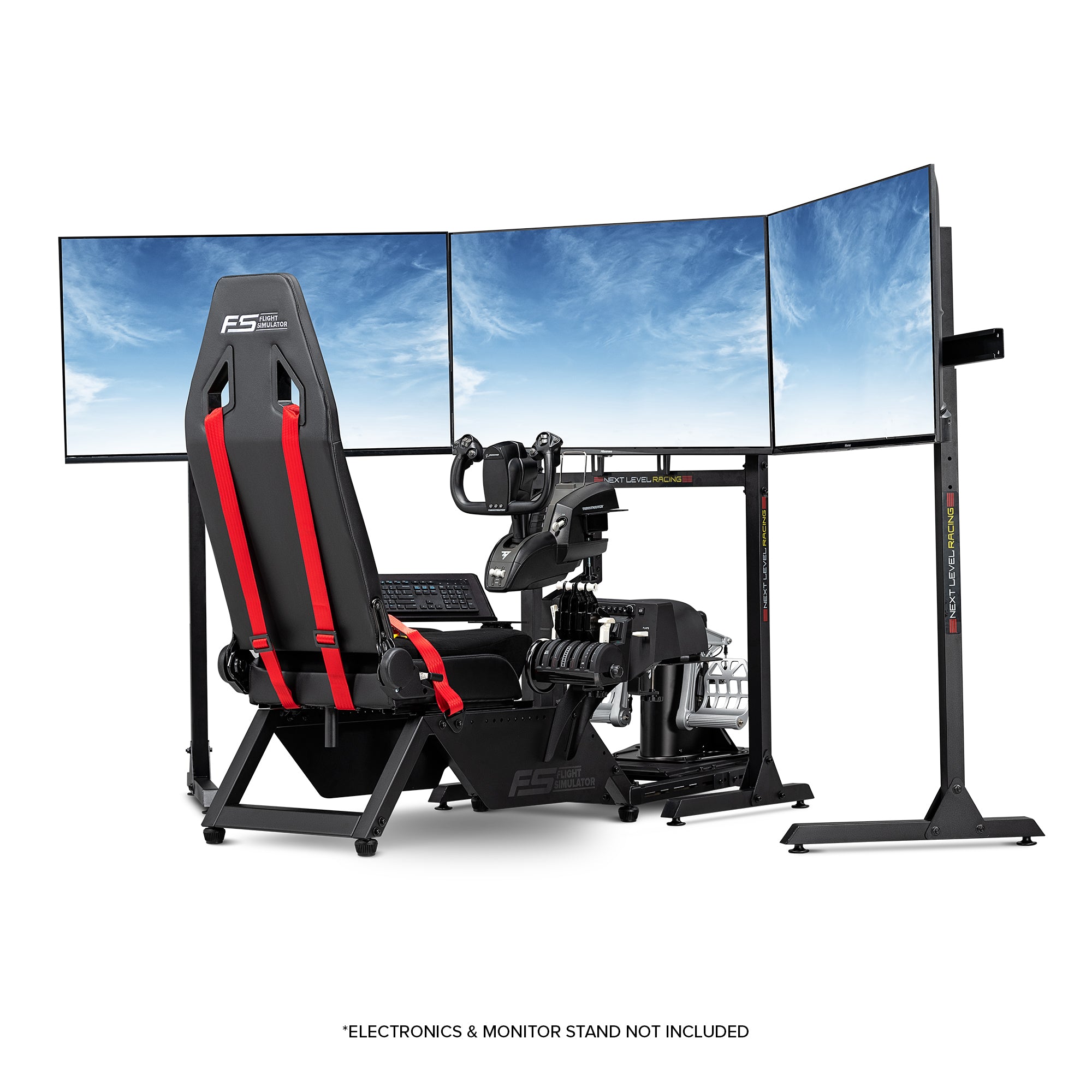 Next Level Racing Flight Simulator | Realistic &amp; Adjustable Flight Cockpit