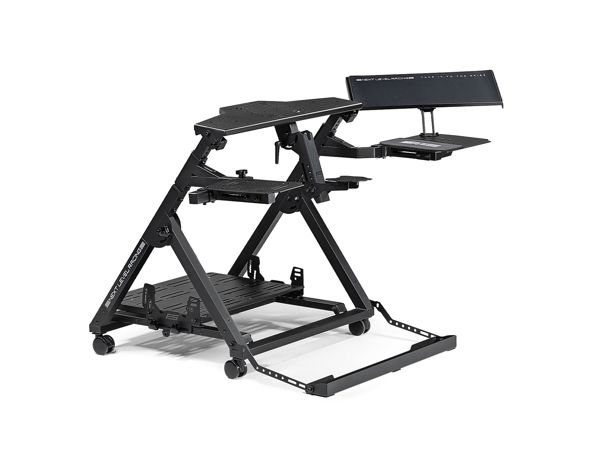 Next Level Racing Flight Stand Pro | Stable & Adjustable Flight Control Stand