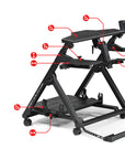 Next Level Racing Flight Stand Pro | Stable & Adjustable Flight Control Stand