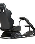 Next Level Racing GTRacer Cockpit offering a premium GT racing experience with a reclining seat, adjustable mounts, and full support for sim racing peripherals.