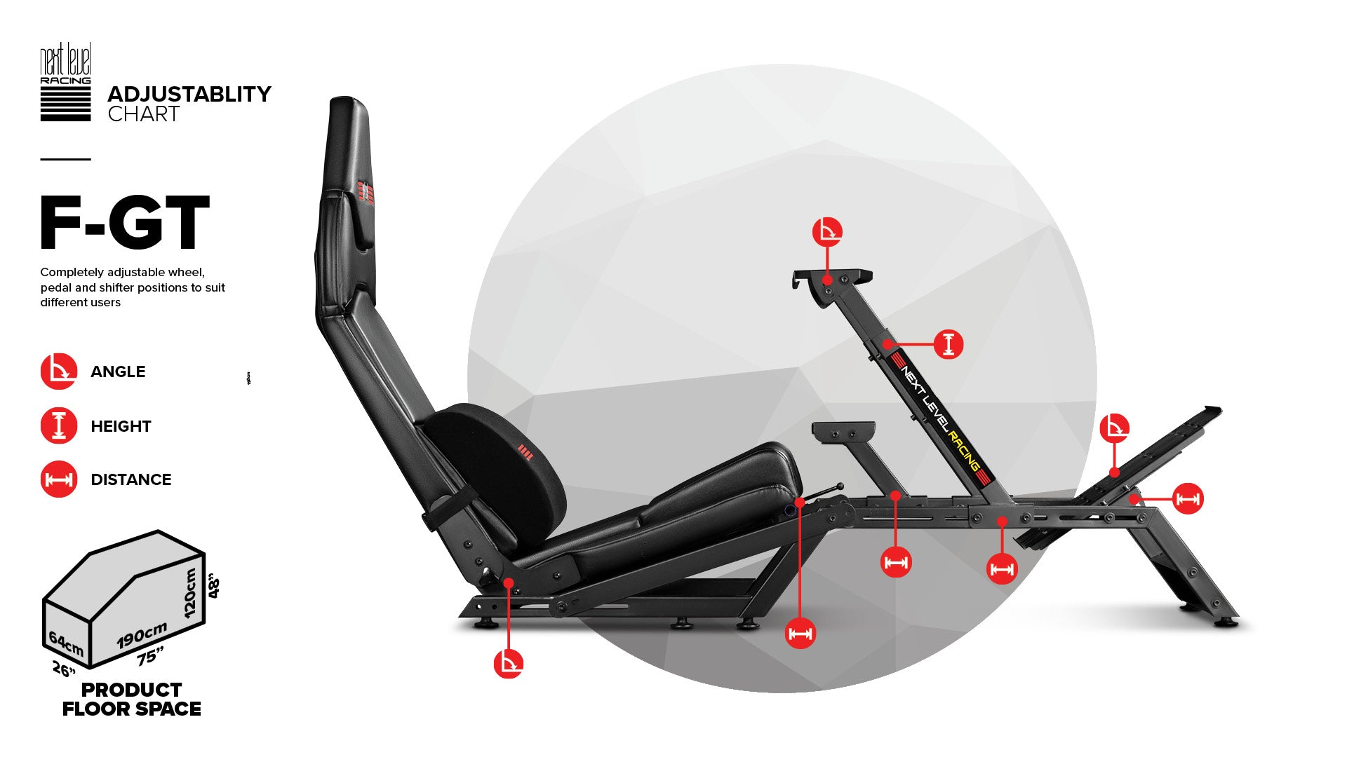 F-GT Formula &amp; GT Chassis | Versatile Sim Racing Cockpit for Formula &amp; GT Racing