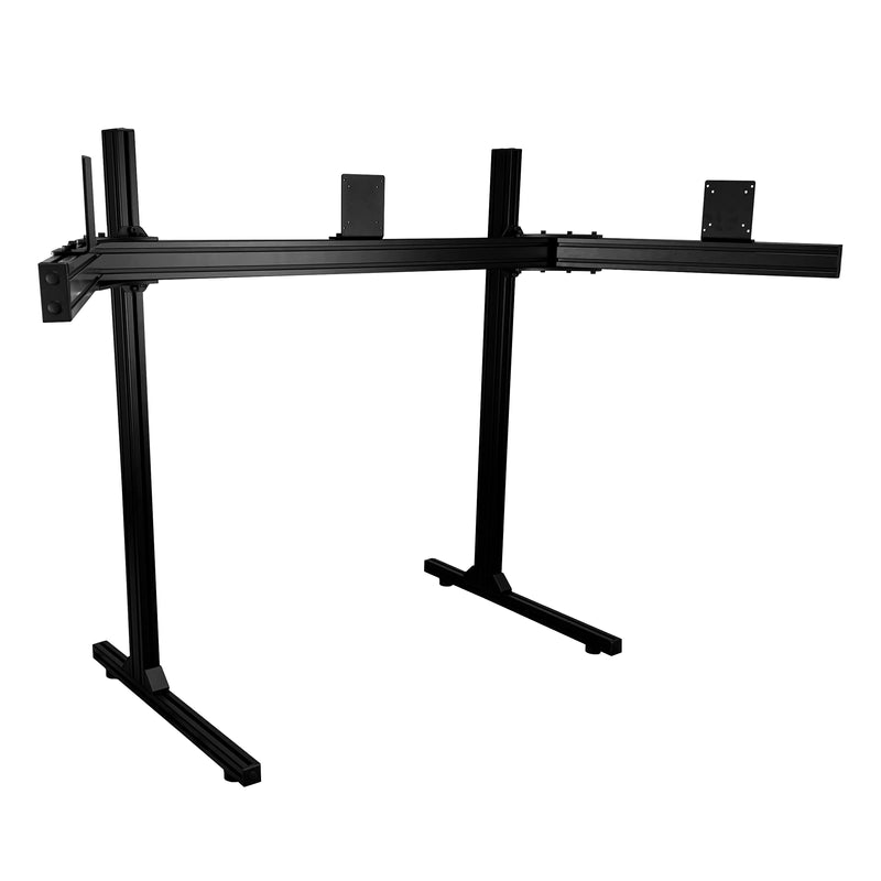 Free-Standing Triple Monitor Stand | Supports Up to 43&quot;